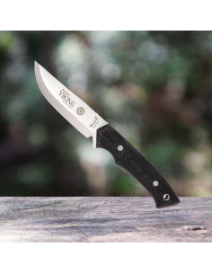 Faca Micarta Muela Viking com pederneira
