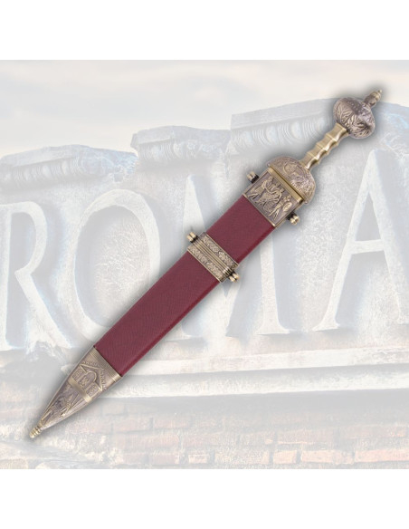 Espada romana Gladius bainha negra...