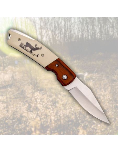 Faca marca Third cabo decorado com...