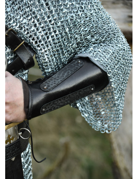 Brazalete medieval de couro modelo...