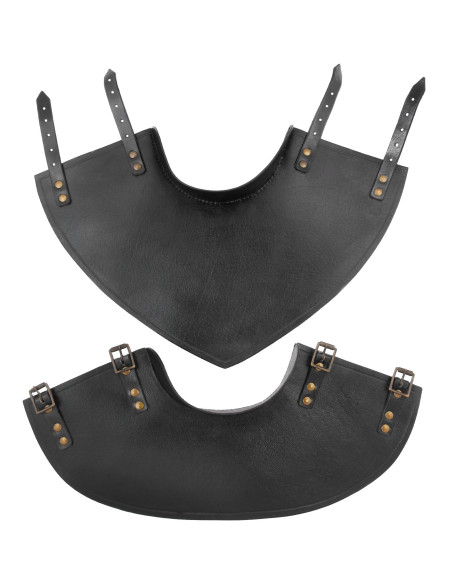Gorjal medieval de couro modelo...