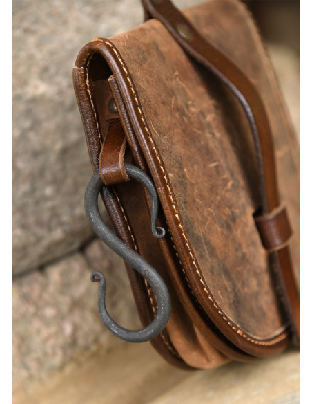 Bolsa medieval de couro modelo...