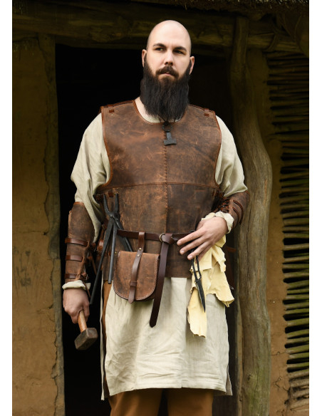 Bolsa medieval de couro modelo...