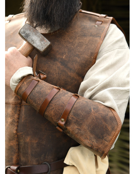 Brazalete medieval de couro modelo...