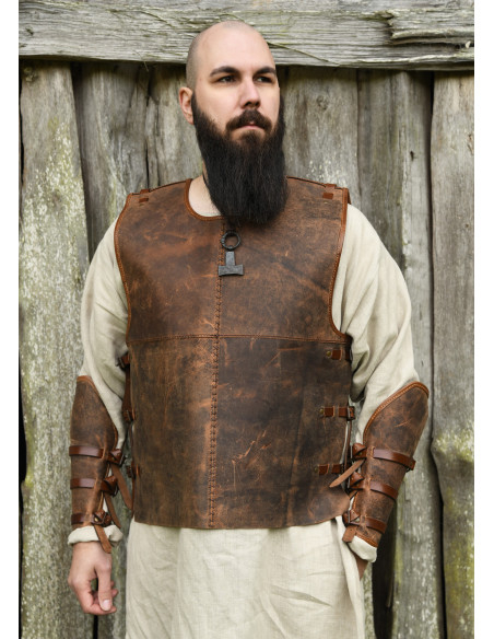 Peto medieval de couro modelo Sindri,...
