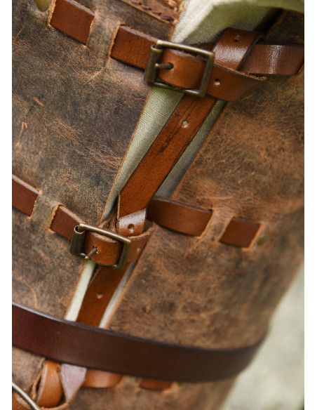 Peto medieval de couro modelo Sindri,...