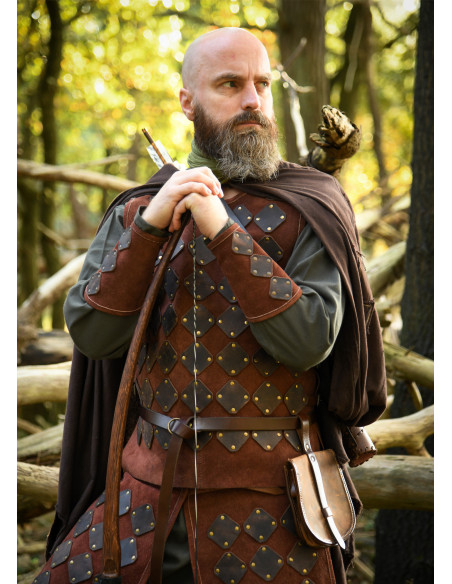 Brazalete medieval de couro modelo...