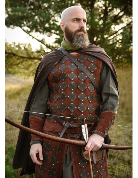 Brazalete medieval de couro modelo...