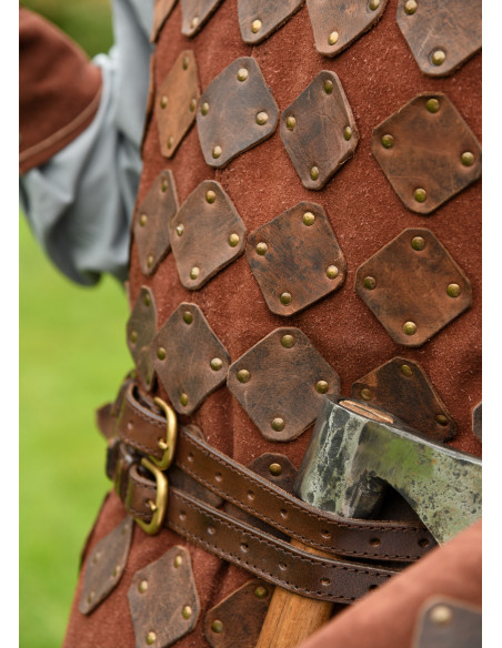 Peto medieval de couro modelo Vidar,...