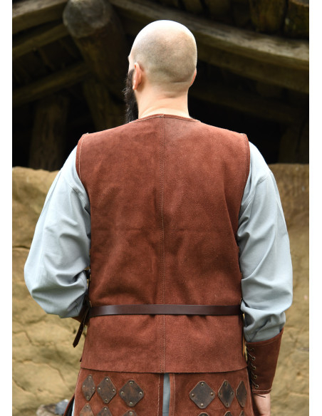 Peto medieval de couro modelo Vidar,...