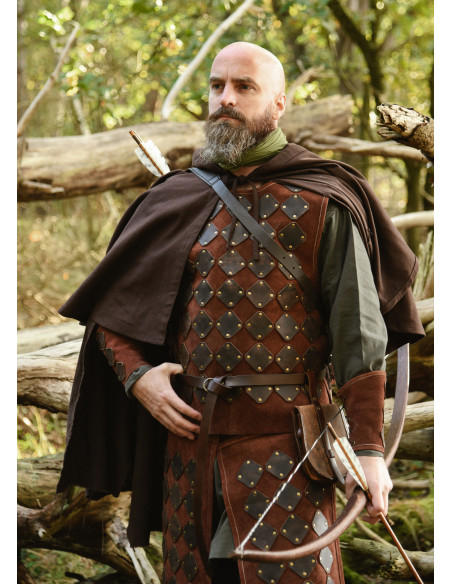 Peto medieval de couro modelo Vidar,...