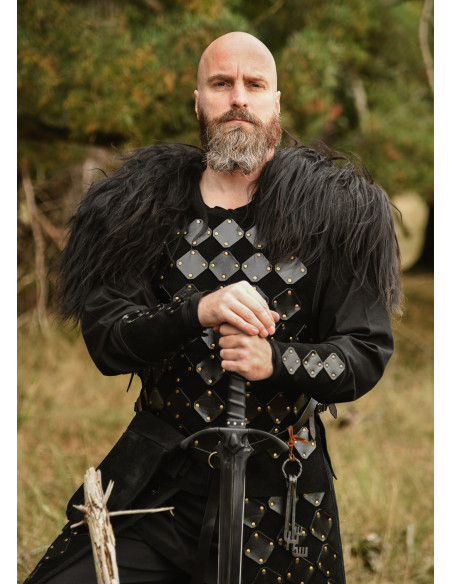 Brazalete medieval de couro modelo...