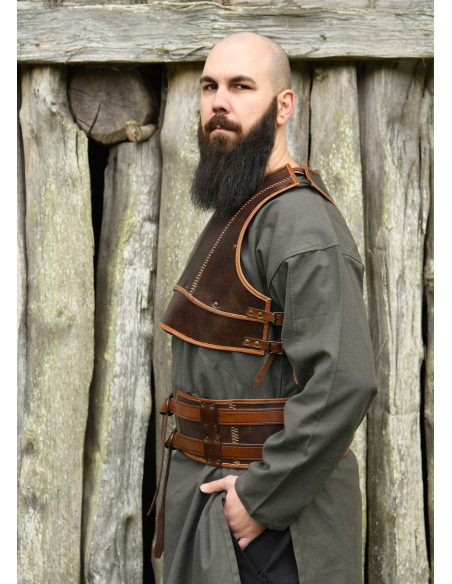 Peto medieval de couro modelo Arnulf,...
