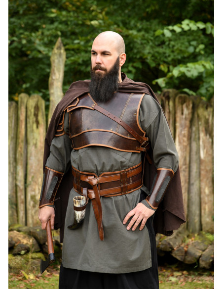 Peto medieval de couro modelo Arnulf,...
