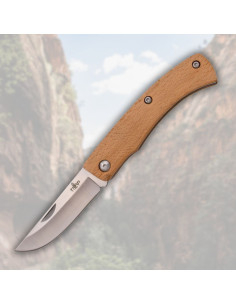 Faca marca Third de catraca em madeira de faia (20,3 cm)