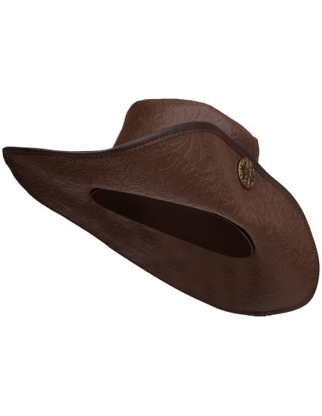 Chapéu medieval de couro Deluxe...