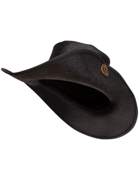 Chapéu medieval de couro Deluxe...