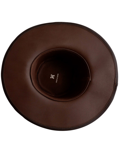 Chapéu medieval de couro modelo...