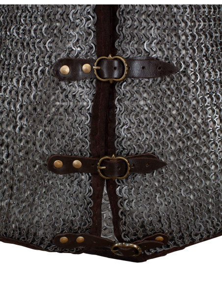 Camisa de cota de malha anel plano...