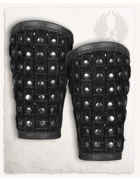 Brazaletes medievais de couro modelo...