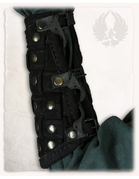 Brazaletes medievais de couro modelo...