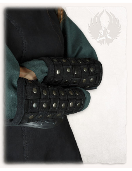 Brazaletes medievais de couro modelo...