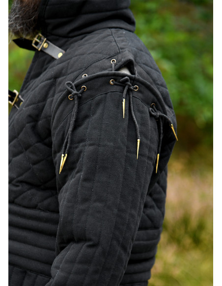 Gambesão medieval com mangas...