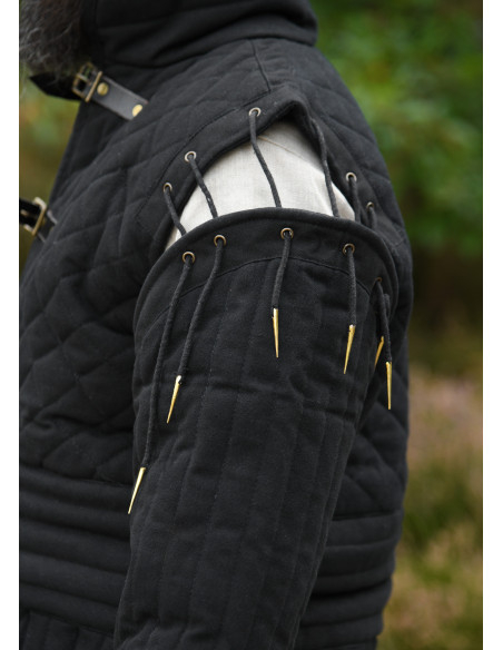 Gambesão medieval com mangas...