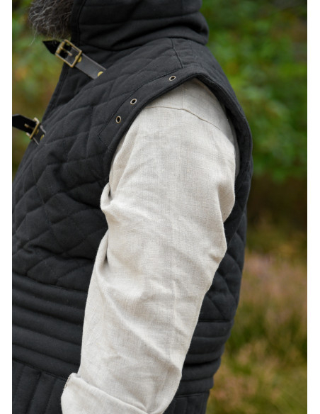 Gambesão medieval com mangas...