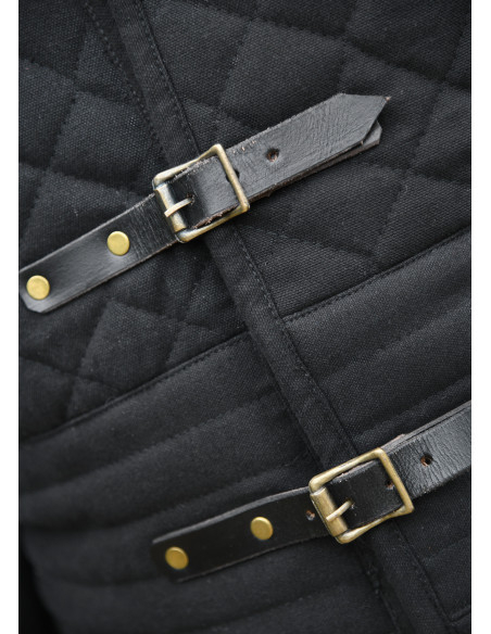 Gambesão medieval com mangas...