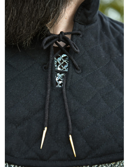 Gorjal medieval acolchoado de...