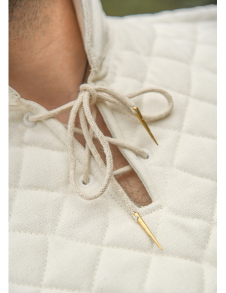 Gorjal medieval acolchoado de...