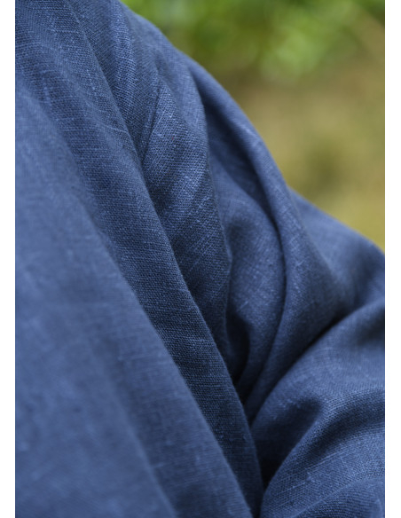 Túnica longa vikinga de linho, cor...