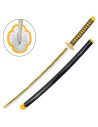 Katana de bambu de Zenitsu Agatsuma de Kimetsu No Yaiba (104 cm.)