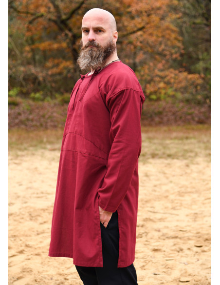 Túnica vikinga de algodão modelo...