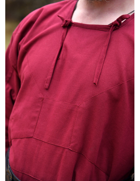 Túnica vikinga de algodão modelo...