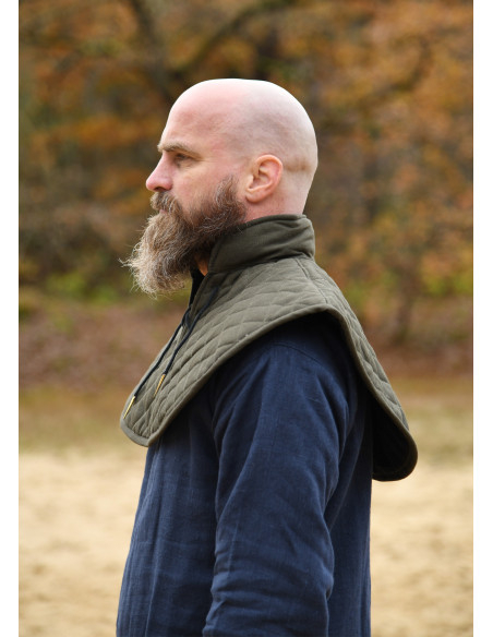 Gorjal medieval acolchoado de...