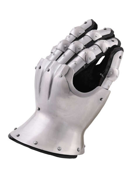 Manoplas medievais do século XIV com...