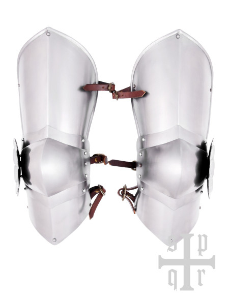 Protetores medievais em aço para...