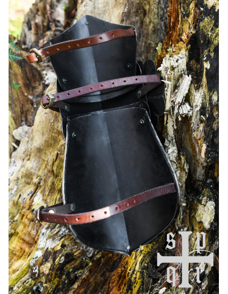 Protetores medievais em aço para...