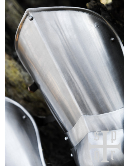 Protetores medievais em aço para...