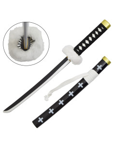 Katana bambu miniatura preta de Trafalgar Law - One Piece