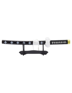 Katana bambu miniatura preta de Trafalgar Law - One Piece 2
