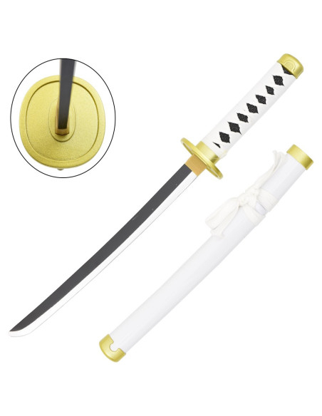 Katana em miniatura de bambu Wado...