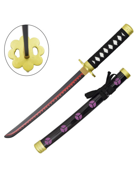 Mini Katana de Bambu Shusshui do Zoro...