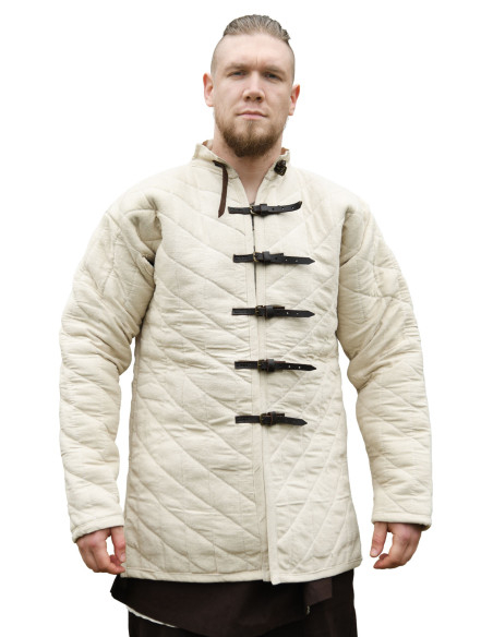 Gambeson acolchoado com fivelas, cor...