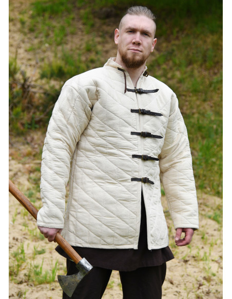 Gambeson acolchoado com fivelas, cor...