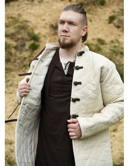 Gambeson acolchoado com fivelas, cor...