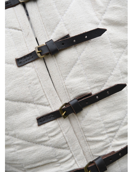 Gambeson acolchoado com fivelas, cor...