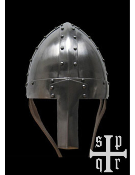 Capacete medieval tipo Spangenhelm...